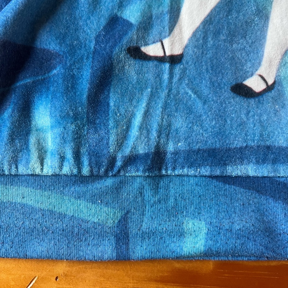 Disney Blue Graphic Long Sleeve Alice In Wonderland - Picture 7 of 8